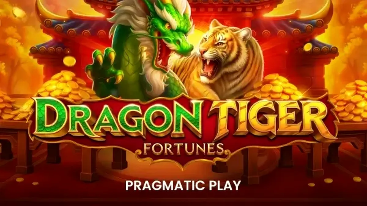 Tampilan visual slot Dragon Tiger Fortunes dengan tema Oriental yang megah